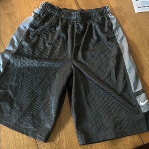Nike Kids Black and Gray Sports Shorts